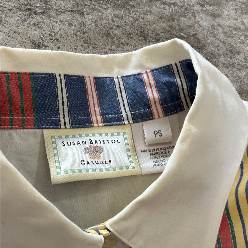Susan Bristol Multicolor Striped Shirt - Picture 3 of 3